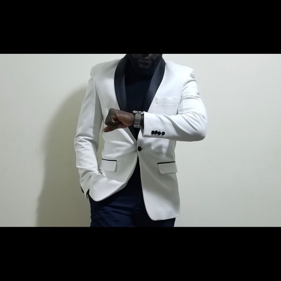 Men tuxedo white and black - Picture 5 of 11
